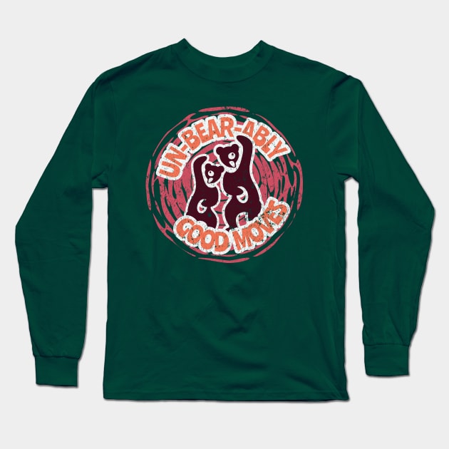 Un-BEAR-ably Good Moves Long Sleeve T-Shirt by Shimmery Artemis